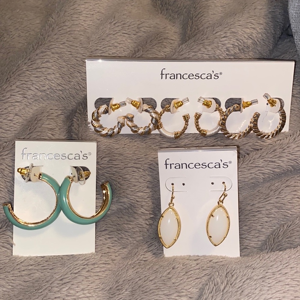 NWT BUNDLE Francesca’s earrings